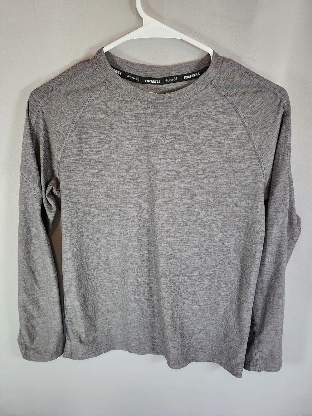 Russell Athletic Men’s Long Sleeve Crew - Light Gray Heather